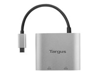 Targus - Adaptateur vidéo - 24 pin USB-C mâle pour HDMI femelle - argent - support 4K ACA947EU