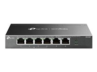 TP-Link Omada DS106P V1.6 - Commutateur - non géré - 4 x 10/100 (PoE+) + 2 x 10/100 - de bureau - PoE+ (67 W) DS106P