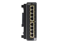 Cisco Catalyst - Module d'extension - Gigabit Ethernet (PoE+) x 8 - remanufacturé IEM-3300-8P-RF