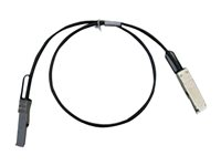 Cisco - Câble d'attache direct 40GBase-CR4 - QSFP+ pour QSFP+ - 1 m - twinaxial - passif - beige - remanufacturé - pour Nexus 93108TC-EX, 93180YC-FX, 9336C-FX2, 9372PX-E QSFP-H40G-CU1M-RF