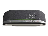 Poly Sync 20 - Haut-parleur intelligent - Bluetooth - sans fil, filaire - USB-A - argent - Certifié pour Microsoft Teams 772D2AA