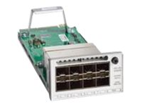 Cisco Catalyst 9300 Series Network Module - Module d'extension - 10 Gigabit SFP+ x 8 - reconditionné - pour Catalyst 9300 C9300-NM-8X-RF