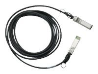 Cisco SFP+ Copper Twinax Cable - Câble à attache directe - SFP+ pour SFP+ - 1.5 m - twinaxial - noir - remanufacturé - pour 250 Series; Catalyst 2960, 2960G, 2960S, ESS9300; Nexus 93180, 9336, 9372; UCS 6140, C4200 SFP-H10GB-CU15M-RF